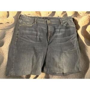 Size 20W Women's Tommy Hilfiger Blue Jean Denim Bermuda Shorts